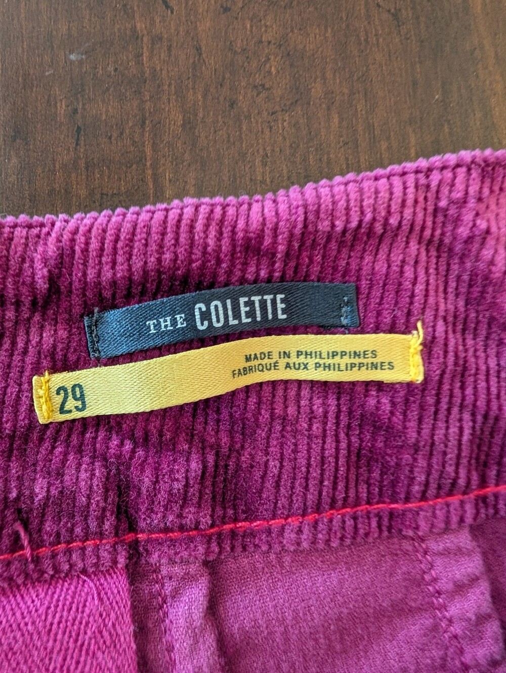 Maeve Colette Wide Leg Corduroy Pants - Picture 3 of 10